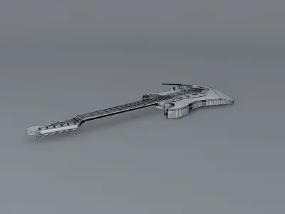Dave Murray guitar Free 3D model