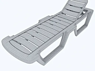 Pool chair 3D model