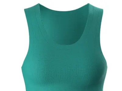 3D fashion women sport wear Low-poly 3D model