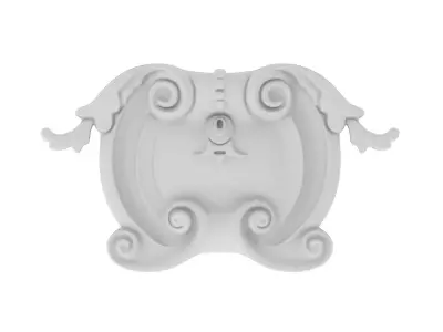 Cartouche Ornament 005 3D model