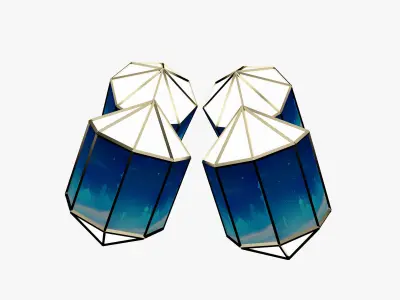 f11 Ramadan lantern fanous 3D model