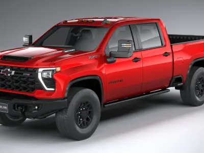 Chevrolet Silverado HD ZR2 Bison CG 2024 3D model