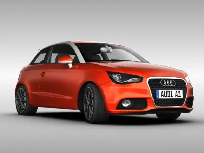 Audi A1 2012 3D model