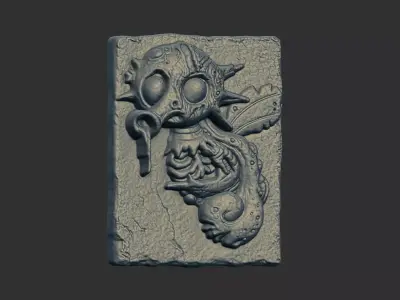 hypotrempe pokemanzombie cnc model 3D print model