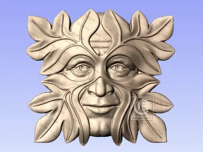 GreenMan - 3D STL Files for CNC  3D model