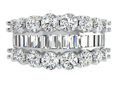 Basket Setting Band Ring 3514 3D print model