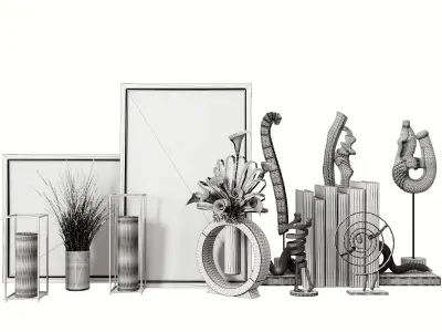decorative set 01 3D model 30