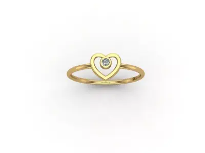 gold ring pint model 3d stl 3D print model 3