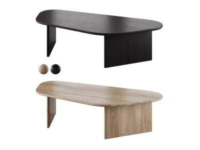 Modern coffee table 2 3D model