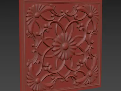 Decorative Wall Panel 04 3D model