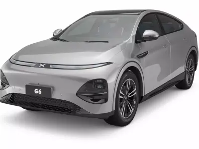 2025 Xpeng G6 With Interior  3D model