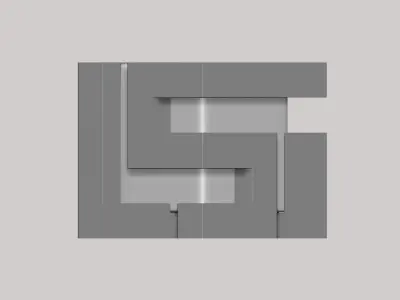 Line Pot 3D print model