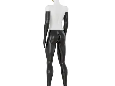 Female Abstract Mannequin 90 3D model