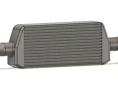 1 10 scale rc drift intercooler  3D print model
