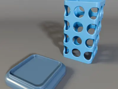 metal case 3D print model