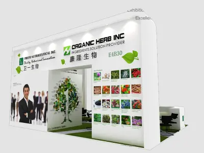 Booth - Area - 6X9-3DMAX2012-01 3D model