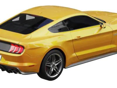 Mustang GT 2020 3D model
