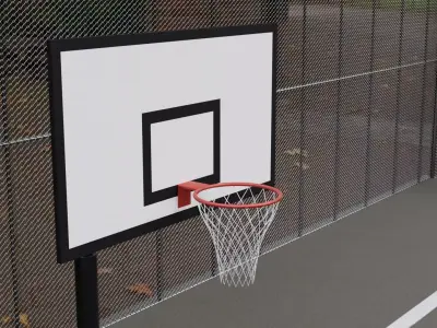 Basketball Court 3D model purchase
