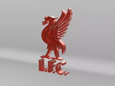 Liverpool Football Club Team Logo 3D model