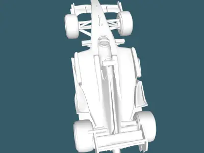 f1 race car 3D print model