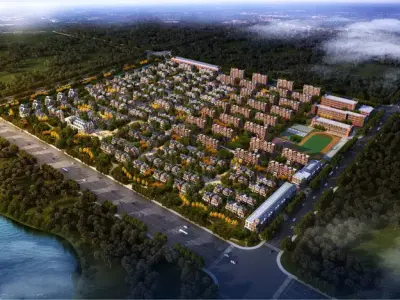 British Demonstration Area 3D model