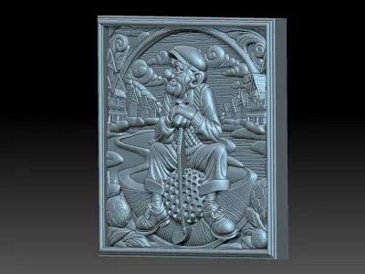 Golf Club 3D print model