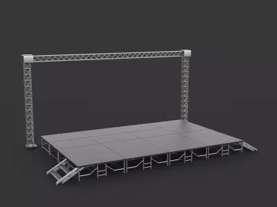 Aluminum Lighting Concert  3D model