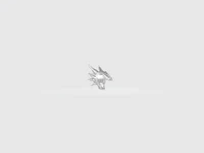 dragon head  3D model purchase