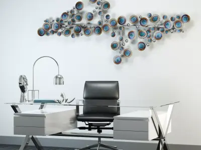 Decorative set Office 2 3D model