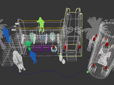 Ramadan Decoration Tower 3D model