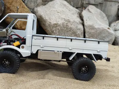 Crawler Kei Flatbed - 1-10 RC body attachment 3D print model