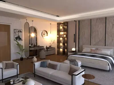 royal bedroom  3D model