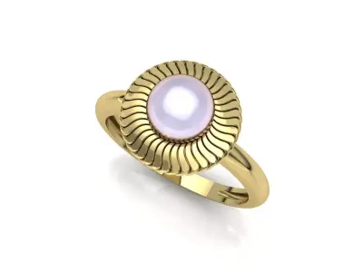 Pearl Ring 3D print model order