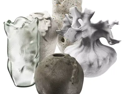 Vase decor Low-poly 3D model purchase