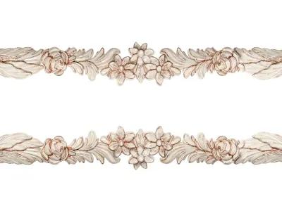Classic carved 223 3D model