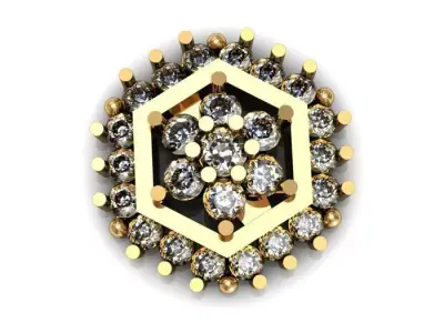 Daimond nose pin 3D print model