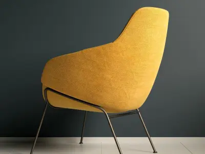 SP01 ANITA ARMCHAIR HIGH BACK 3D model