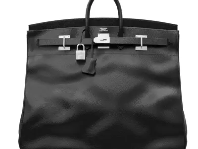 Birkin 55 HAC Bag Low-poly 3D model