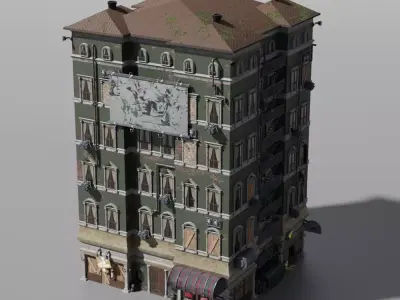 Building Type 1  3D model