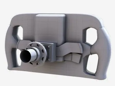 VJM09 Steering Wheel Low-poly 3D model