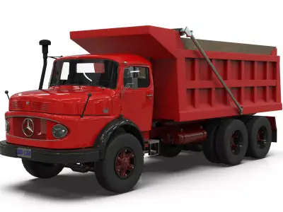 Mercedes-Benz 2624 Dump Truck 3D model