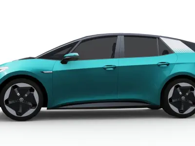 Volkswagen ID3 2020 Low-poly 3D model