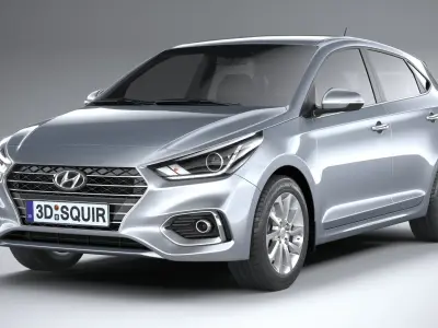 Hyundai Accent 2022 HC4DR 3D model