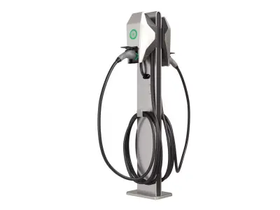 EV Charger 04 Low-poly 3D model