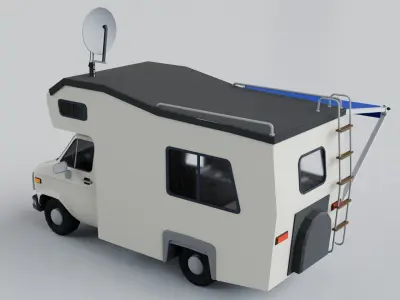 Camper Van Motorhome 3D model