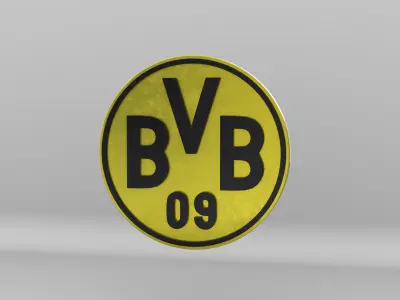 Borussia Dortmund Team Logo 3D model
