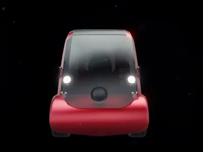 Mini Futuristic Car 3D model
