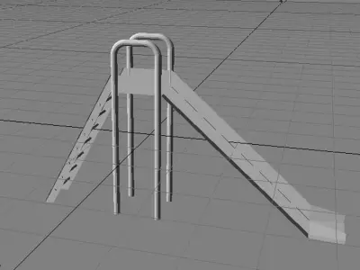 Playground Element - Sliding 3D model