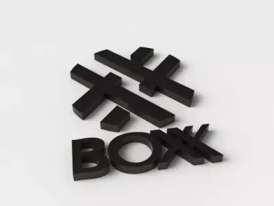 BOXX LOGO Outline Free 3D model
