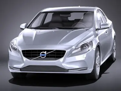 Volvo V40 2013 VRAY 3D model